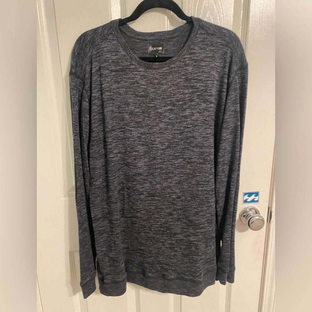 Joe's Mens Classic Fit Pullover Sweater, Black, Large
